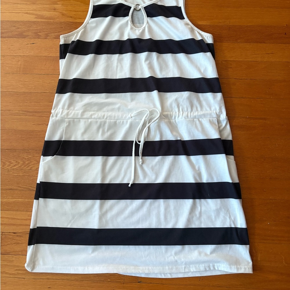 Striped Sleeveless Dress